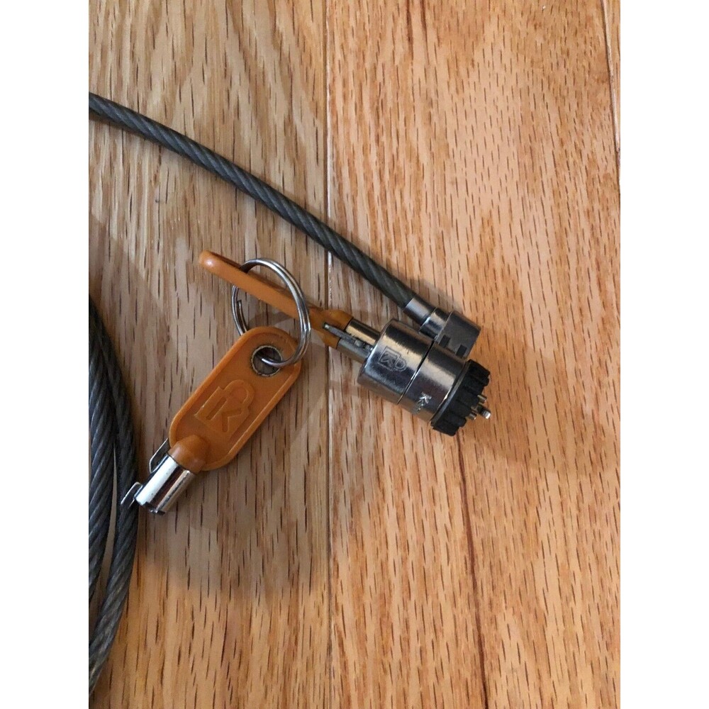 Laptop Computer Lock Security Cable Chain With Keys - Picture 2 of 3